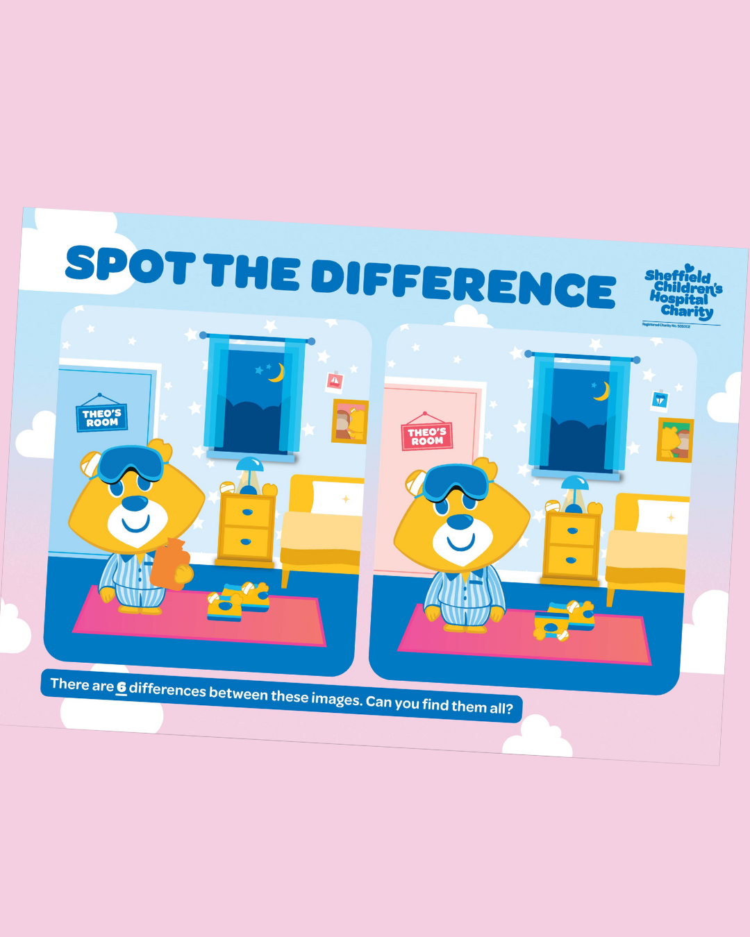 Pyjama Day spot the difference