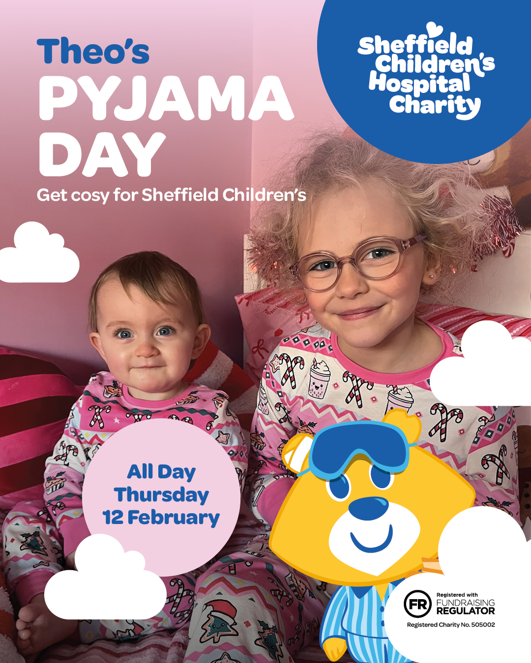 Pyjama Day social media graphic