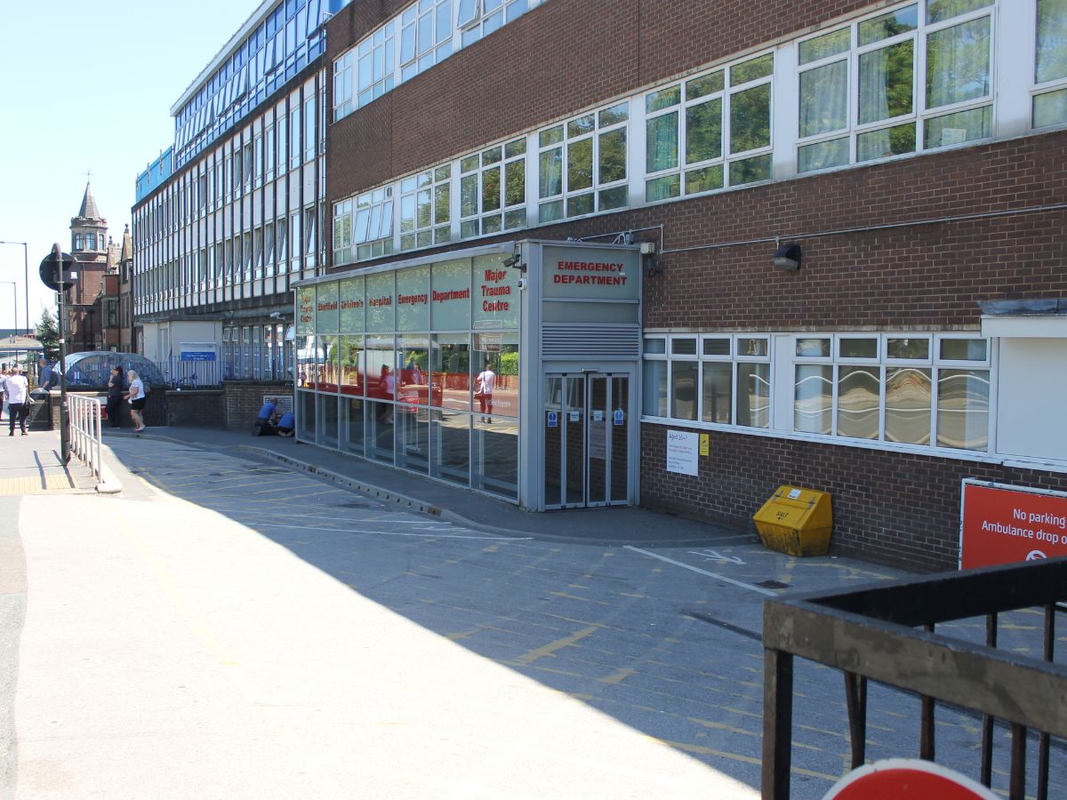 Emergency Department at Sheffield Children's Hospital