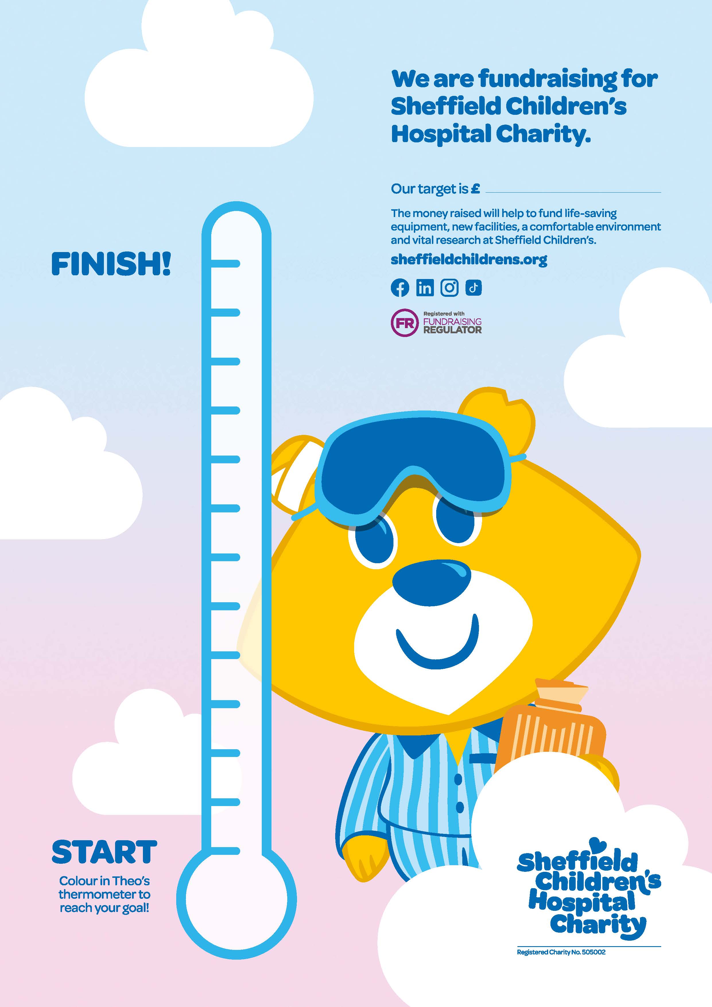 Pyjama Day totaliser poster